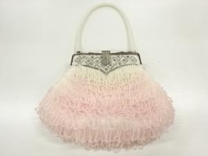 アンティーク　ビーズバッグ